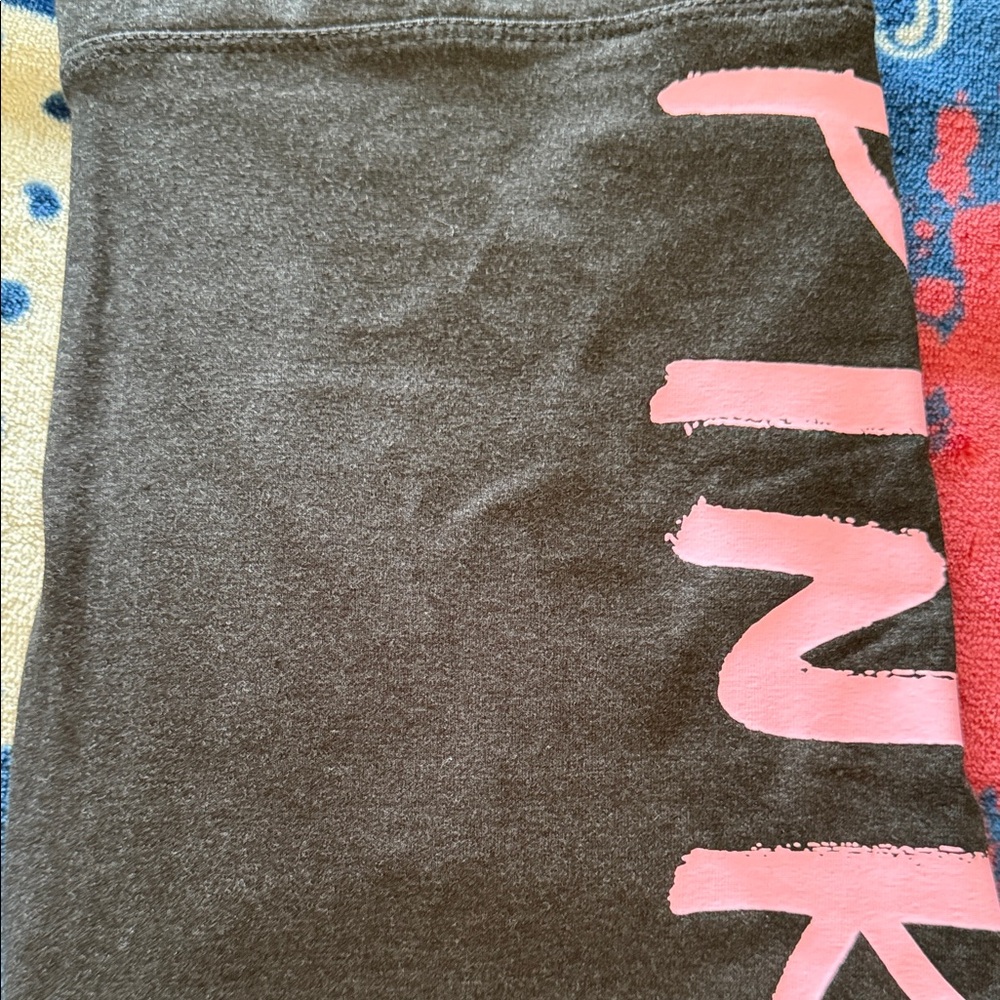 PINK Victoria's Secret Charcoal and Pink Pencil Skirt